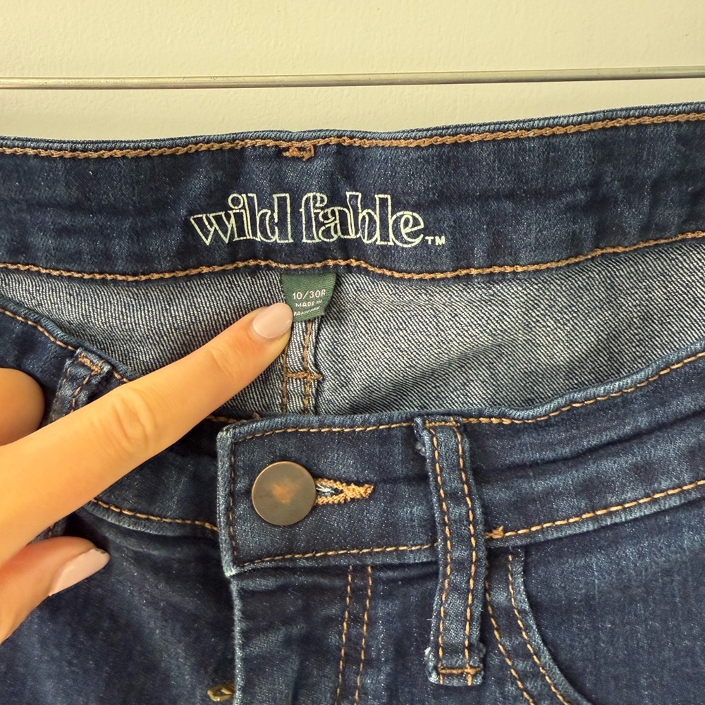 Wild Fable High Rise Dark Blue Jeans - Picture 2 of 4